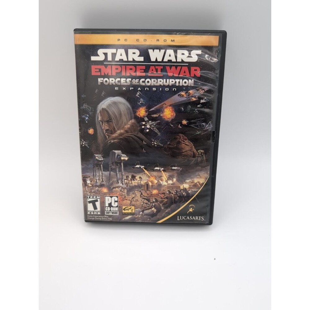 Star Wars: Empire at War - Forces of Corruption Expansion (PC, 2006) Complete